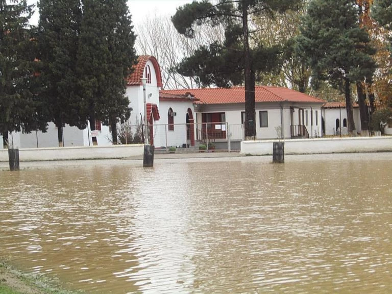 Θράκη: Το έργο των 235.000 ευρώ και οι εικόνες που έφερε η κακοκαιρία – Πλημμύρισε η μονή της Παναγίας Φανερωμένης